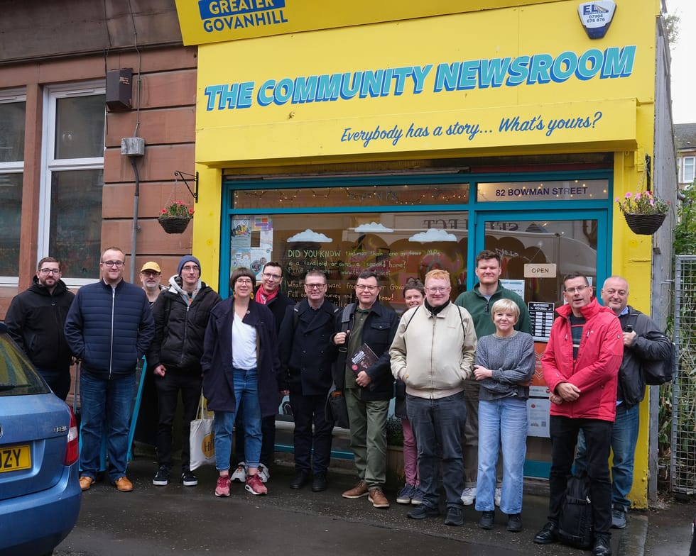 Publishers at Glasgow's Community Newsroom